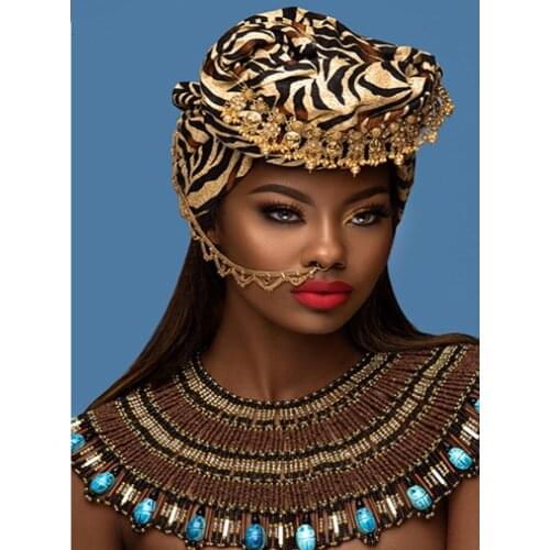 DIY Diamond Painting African woman Diamond Embroidery Cross Stitch Mosaic Pattern Full Square/Round Rhinestone Home Decor BY549