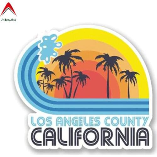 Aliauto Los Angeles California Car Sticker Automobiles Motorcycles Window Trunk Decoration Waterproof Vinyl Decal,13cm*11cm