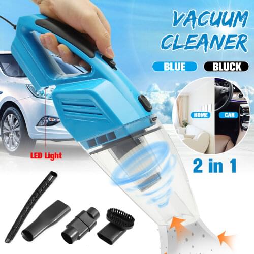 2 in 1 12V 120W Car Vacuum Cleaner Handheld Wet and Dry Dual Use Home Auto Car Caravan Vacuum Cleaner Dustbuster Cleaning Tool