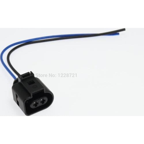 1Pc 2Pin 3.5 series automotive wiring harness 1J0973722 Pigtail Plug Connector case for VW AUDI Skoda VAG VolksWagen Jetta Golf
