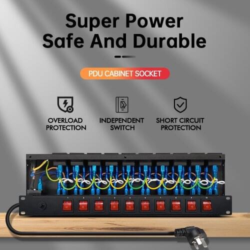 Professional 10-channel power supply Mount Power Sequence Controller Conditioner Surge Protector Power Supply Regulator