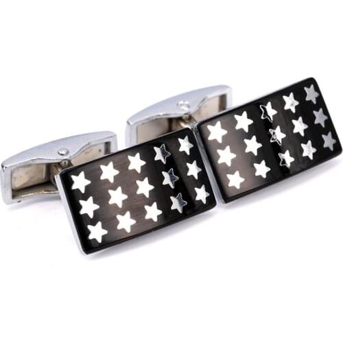 C-MAN Jewellery Flowers style star brand cufflinks male French shirt cuff links Fashion for mens Jewelry Gift free shipping