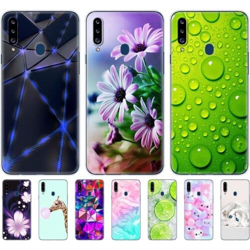 Case For Samsung Galaxy a20s Case Galaxy a20s Case Silicone Bumper For Samsung A20s A 20s a207 SM-a207f Cover Soft Fundas