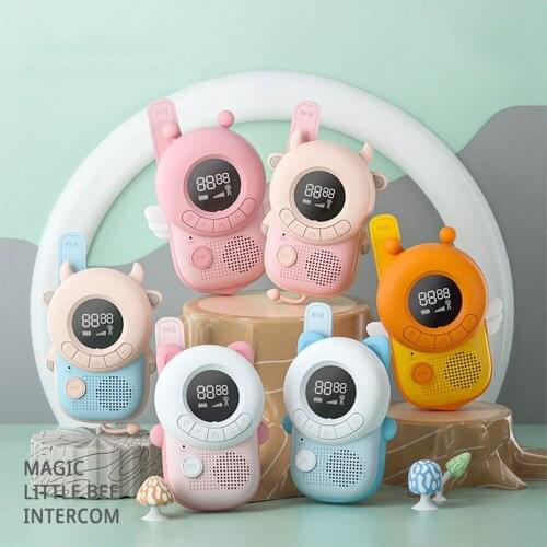 Childrens walkie talkie cute Parent-child interaction brain game 3KM Hand held wireless outdoor indoor Walkie talkie