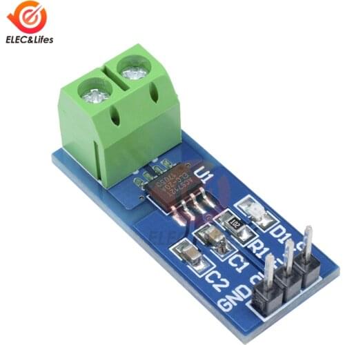 Hot Sale 20A Hall Current Sensor Module ACS712 5A 20A 30A Current sensor module for arduino ACS712