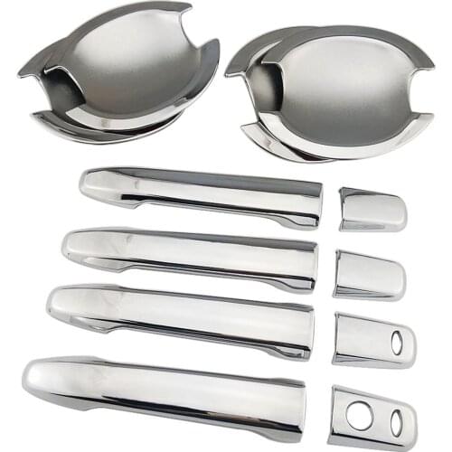 Chromium Styling For Mitsubishi Outlander Lancer RVR ASX 2008 2016 Chrome Exterior Door Handle Cover Moulding Trim