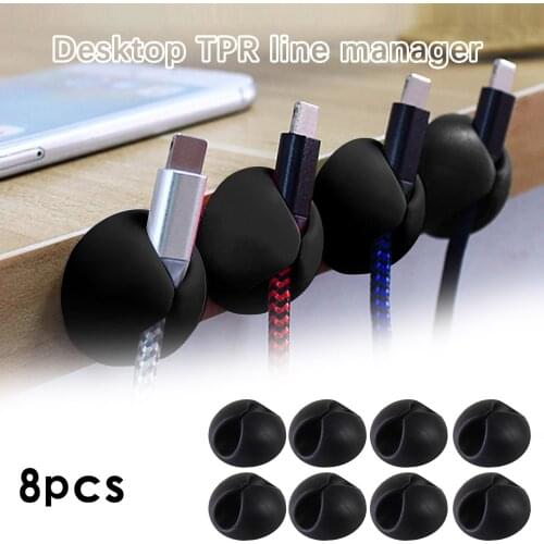 Cable Wire Cord Clips Holder Clamp Management Usb Wire Cord Cable Holder Clip Organizer Retainer Clamps Collation Management#p4