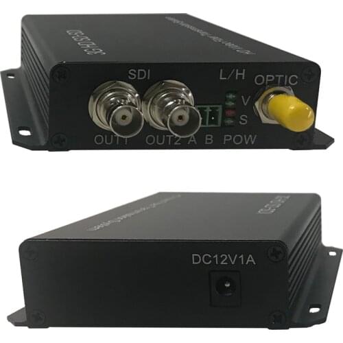 Broadcast Quality 3G-SDI Fiber Optical Transport Network Compatible with ASI TV Stream