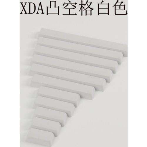 XDA profile Spacebar keycap 1.75u 2u 2.25u 2.75u 3u 4.5u 5.5u 6u 6.25u 6.5u 7u Blank Keycaps for Gh60 60% Filco K70 K95