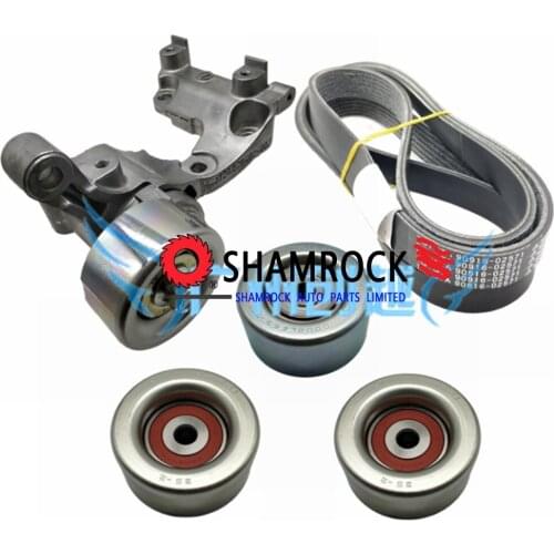 Drive Belt Tensioner & Idler Pulley Kit OEM 16620-31013/16603-31040/16604-31010/90916-A2001 for Ttoyota 4Runner Tundra Tacoma FJ