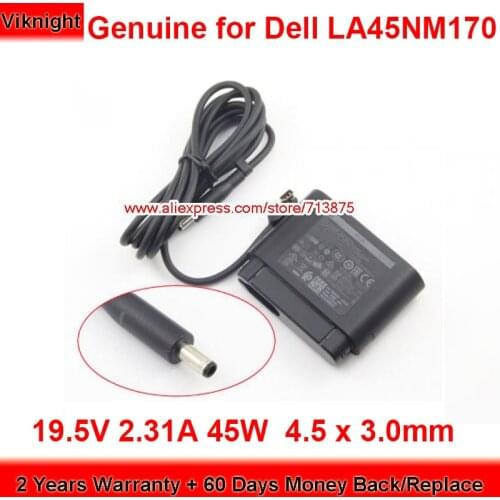 Genuine 45W 19.5V 2.31A 4.5x3.0mm 03RG0T PA-1450-66D1 AC Adapter for Dell INSPIRON 7348 14 15 P51F P55F XPS 13 9343 LA45NM170