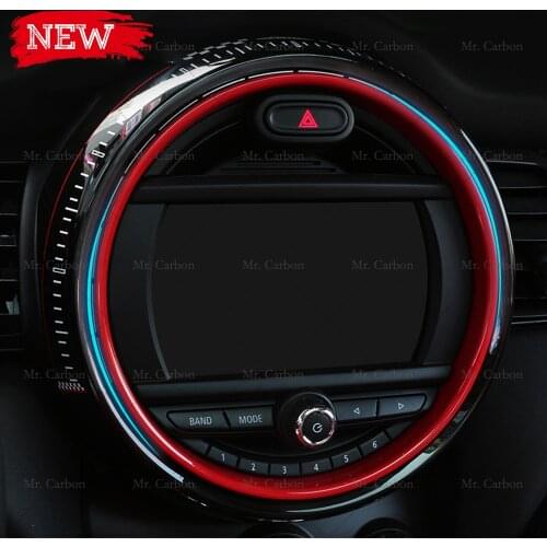 FOR MINI COOPER F55 F56 F57 2014-2019 JCW-STYLE BLACK ABS CONTROL FRAME TRIM TUNING PART FOR F55 F56 INTERIOR METER SCALE RACING