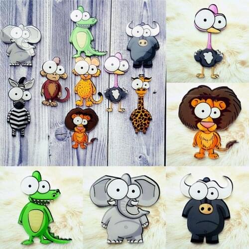 Sale 1pcs Cute Cartoon Animal Acrylic Material Fridge Magnets Whiteboard Sticker Kids Gift Home Decoration