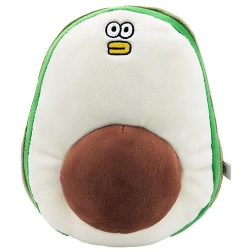 Cute avocado shape Plush Doll pillow simulation avocado fruit girl birthday gift
