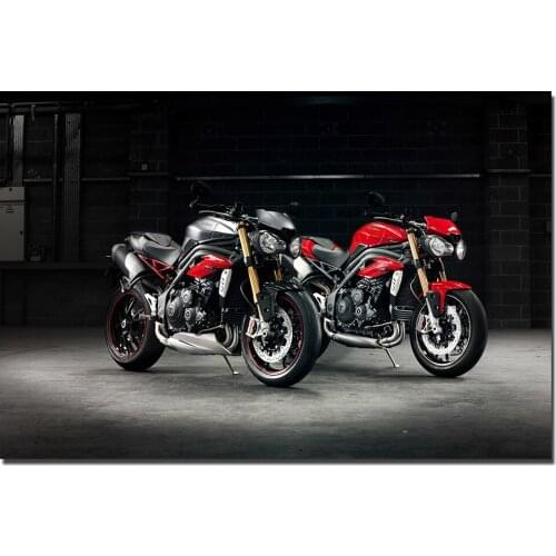 Triumph Speed Triple R Super Motorcycle HD Wallpaper Picture Canvas Prints DIY Framed Paintings Wall Art Poster for Home Decor