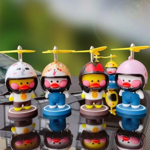 Car Breaking Wind Duck Belt Propeller Bicycle Accessories Riding Accessories Rearview Mirror Paste уточка в машину