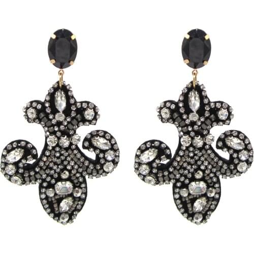 Zouchunfu Aretes Drop Earrings for Women 2021 Rhinestone Earrings Pendant Handmade Bohemian Oorbellen New Jewelry Gift Kolczyki