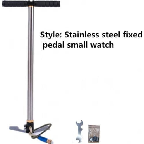 300bar 30mpa 4500psi 3 Stage Hand Operated PCP Pump For Air Rifles Paintball , Mini High Pressure Compressor