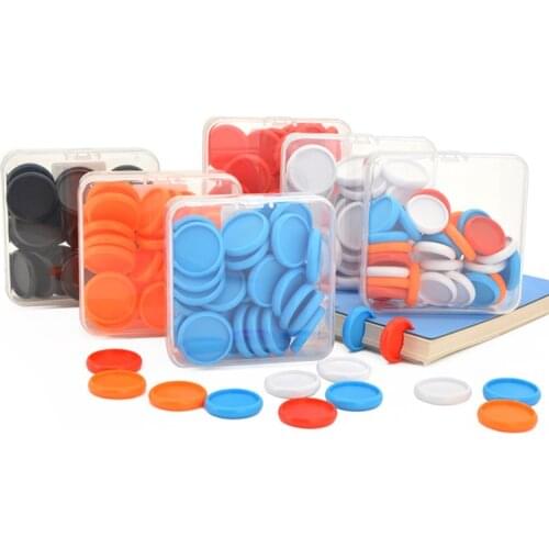 32mm 30pcs Discbound Planner Mushroom Hole Binder Ring Notebook Binder Loose-leaf Disc Binding Ring Plastic Binding Discs