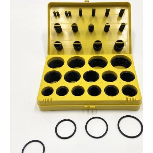 382PCS/Set O Ring Rubber Assortment Kit O-rings Washer Gasket Sealing O-Ring Pack 30 Sizes With Plastic Box Silicone Rubber Ring