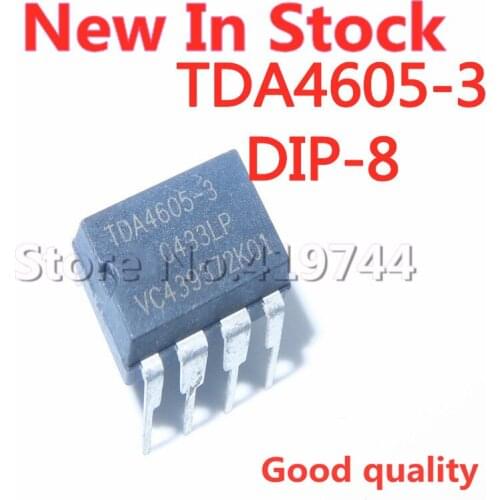 5PCS/LOT TDA4605 TDA4605-3 DIP-8 power switch chip In Stock NEW original IC