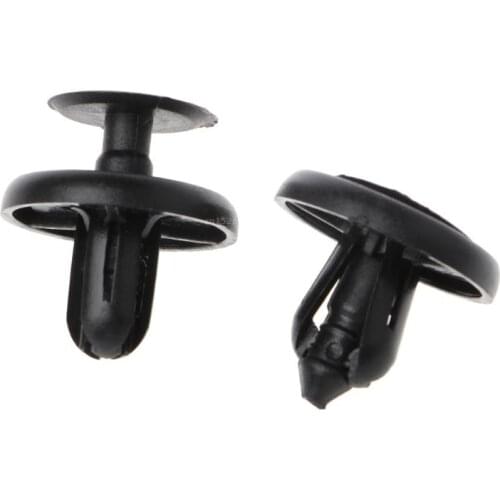 50 Pcs Black Car Door Fastener Panel Clips for toyota Camry Reiz Rav4