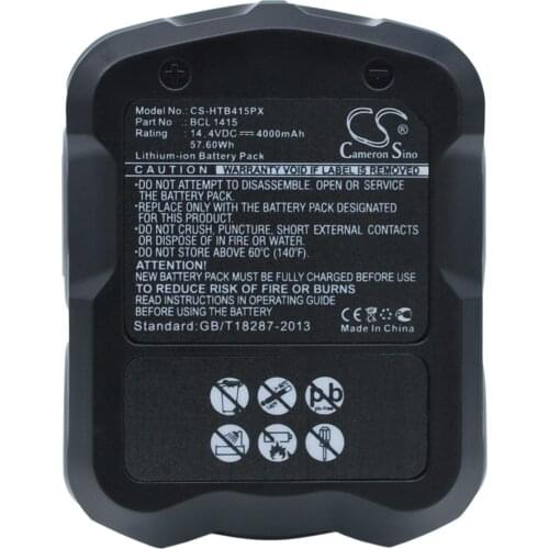 Cameron Sino Battery for Hitachi 327728 EBL 1430 fits Hitachi CJ 14DL,DS 14DVF,UB 18D Power Tools Replacement battery 4000mAh