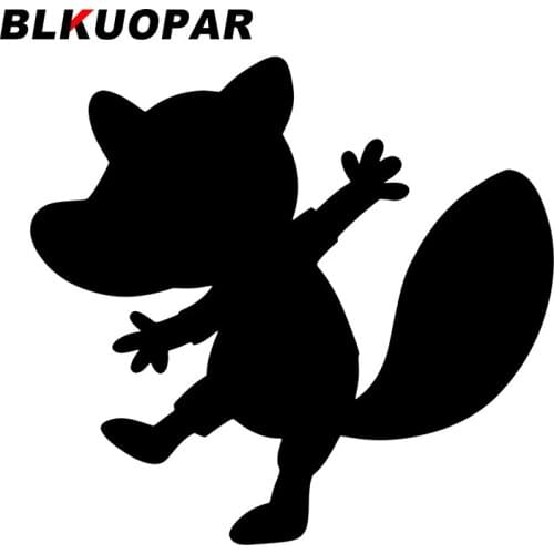 BLKUOPAR for Fox Car Stickers Fashionable Simple Decal Car Accessories Sunscreen Scratch-Proof Laptop Windows Decor