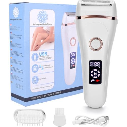 Epilator Electric Shaver women Depilator Rechargeable Razor Hair Removal trimmer epilator for face bikini body underarm Shaving
