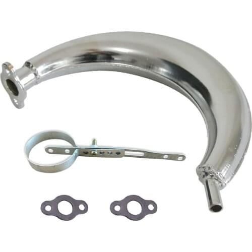 Muffler Exhaust & Exhaust Muffler Clamp Fits 66cc 80cc Engine Motorized Bicycle