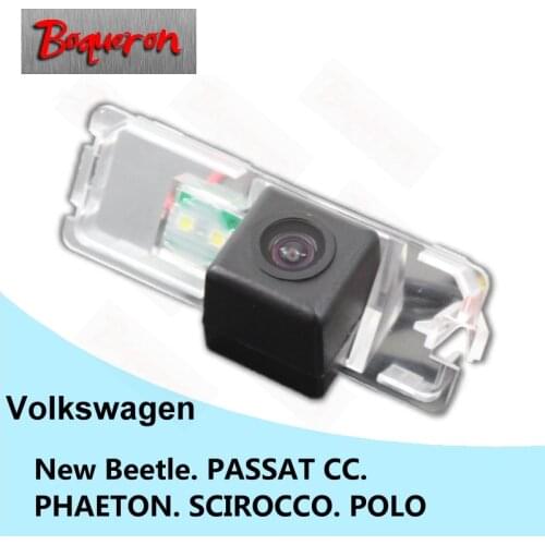 HD Car Rear View Camera for Volkswagen Beetle PASSAT CC PHAETON SCIROCCO POLO Reversing Backup Parking Camera 170 Wide Angle Nig