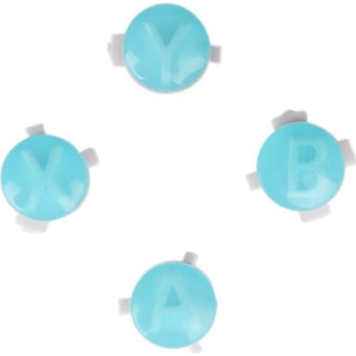 For X box One Controller ABXY Buttons Mod Kit For X BOX One Slim X box Elite Gamepads 10 Colors Transparent Replacement T84D