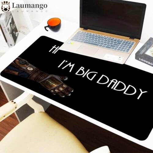 Bioshock Mouse Pad Computer Pad Desk Accessories Kawaii Gaming Pc Anime Mousepad Diy Gamer Keyboard Carpet Big Mousepepad Mats