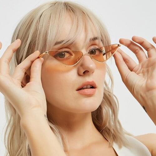 Fashion Cat Eye Sunglasses Women Metal Frame Sun glasses Female Sweet Sun Glasses Cateye Sexy Trend Ladies Eyewear UV400