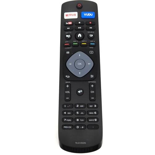 NEW Original for PHILIPS TELEVISION Remote control NETFLIX vudu youtubeTV for 2PFL4901 40PFL4901 43PFL4901 Fernbedienung