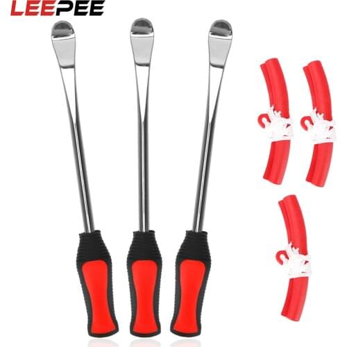 LEEPEE Tire Changing Lever Tools Motorcycle Bicycle Tire Changing Levers Auto Spoon Tire Kit Rim Protector