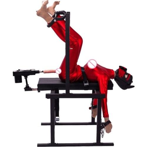 Sex Chair Love Glider Machine Dildo 5cm Telescopic Strong Metal Frame Furniture Bondage Adult Game Toys For Women Men Couples