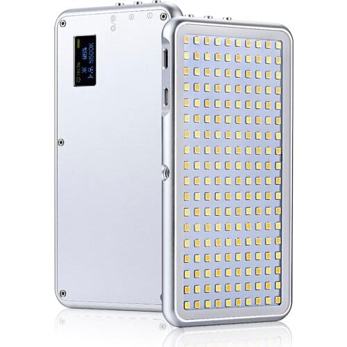 M180 Led Video Light Mini LED Camera Light 3000mAh Rechargeable LED Panel Light Suitable for photo and video lighting of YouTu