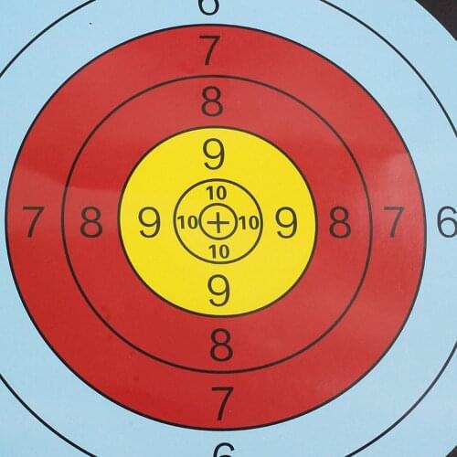 Tandard Archery Target Equipment Colorful Print Shooting Target by Bow Arrow Practice Archery Target Paper