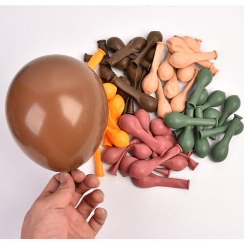 Retro DIY Balloons Dusty Pink Green Caramel Coffee Baby Shower Boy Girl Baptism Wedding Birthday Party Decor Globos 5/10/18 inch