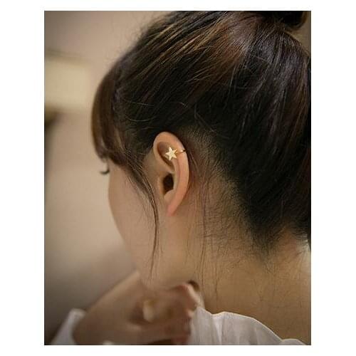 5pcs/set heart stars triangle cute romantic clip earrings for women alloy nickel free jewelry accessories fj656