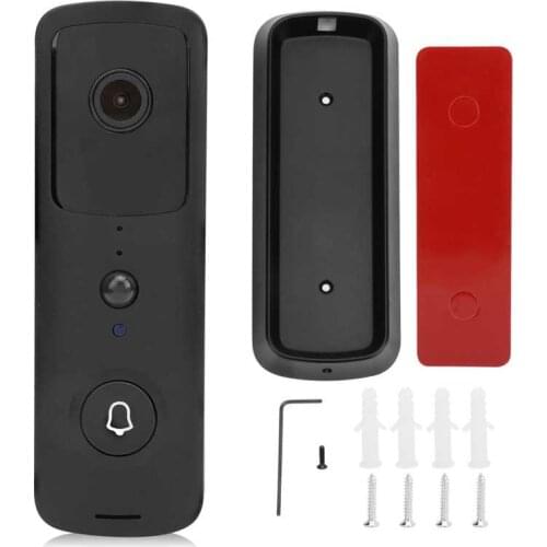 1080P WiFi Video Doorbell 2-Way Audio Night Vision Motion Detection Visual Intercom Works for Tuya