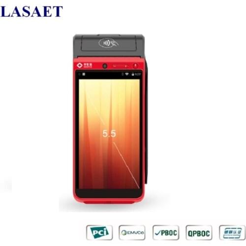 5.5inch Android POS Terminal with Barcode Reader and NFC Reader and Thermal Printer