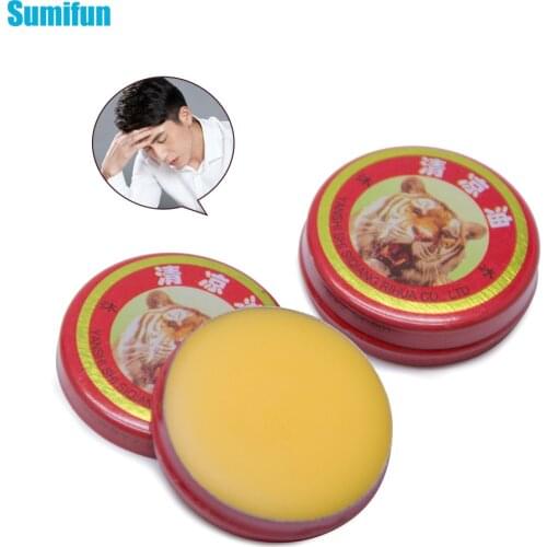5pcs/10pcs/20pcs Cool Cream Red Tiger Balm Ointment Essential Oil For Cold Headache Muscle Rub Aches Refresh Bad Smell Plaster