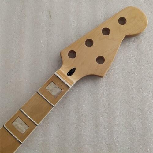 5 String Maple 20 Frets Bass Guitar Neck Part maple Fingerboard 34 inch gloss