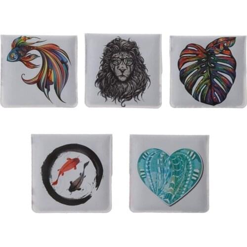 5 Pack Portable Small Ash Pouch Compact Fireproof Ashtray Pocket