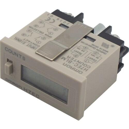 AC 110V-240V 6 Digits Electronic LCD Display Screw Terminal Resettable Time Range Accumulator Counter H7EC-BLM 0-999999 hours