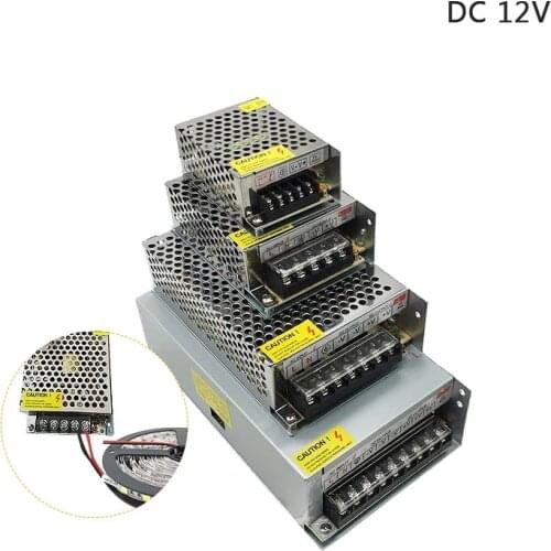 CCTV Camera System Switching Power Supply Driver Adapter AC110-220V DC 5V/12V/24V 5A 10A 20A 30A Transformer for CCTV Camera