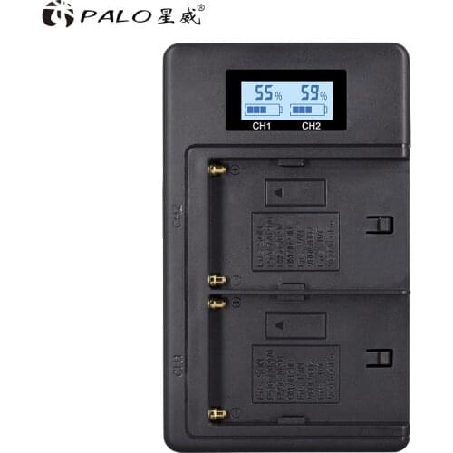 PALO NP-F960 NP-F970 NPF960 NPF970 LCD Battery Charger for SONY F960 F970 F930 F950 F770 F570 CCD-RV100 NP-F550 NP-F770 NP-F750
