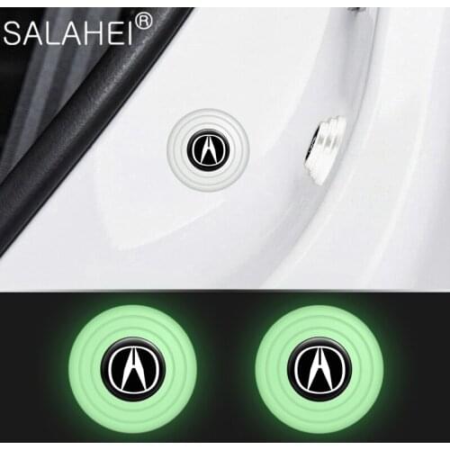 Car Luminous Shock Absorber Buffer Rubber Gasket For Acura CDX 2016-2020 MDX 2001-2017 RDX 2012-2019 TLX-L 2018 Anti-collision